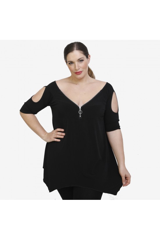 A22-123ATF Μπλούζα άλφα - Μαύρο A22-123ATF Μπλούζα άλφα - Μαύρο