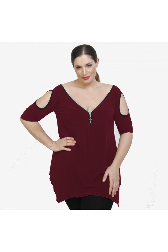 A22-123ATF Μπλούζα άλφα - Μπορντώ