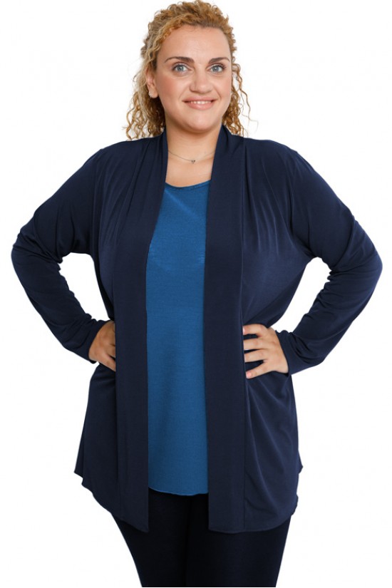 B19-140 Ζακέτα κλασική - Μπλε Μαρέν B19-140 Ζακέτα κλασική - Μπλε Μαρέν