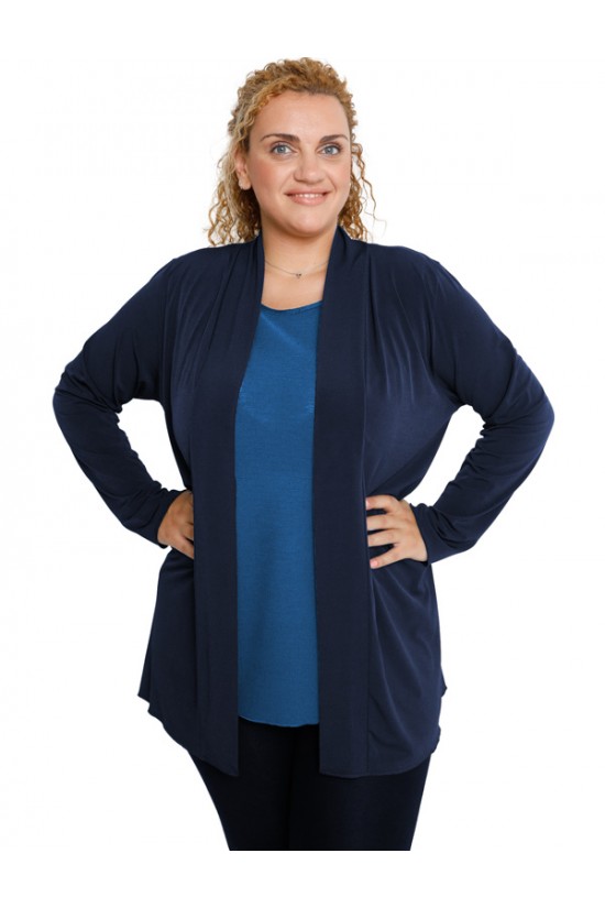 B19-140 Ζακέτα κλασική - Μπλε Μαρέν B19-140 Ζακέτα κλασική - Μπλε Μαρέν