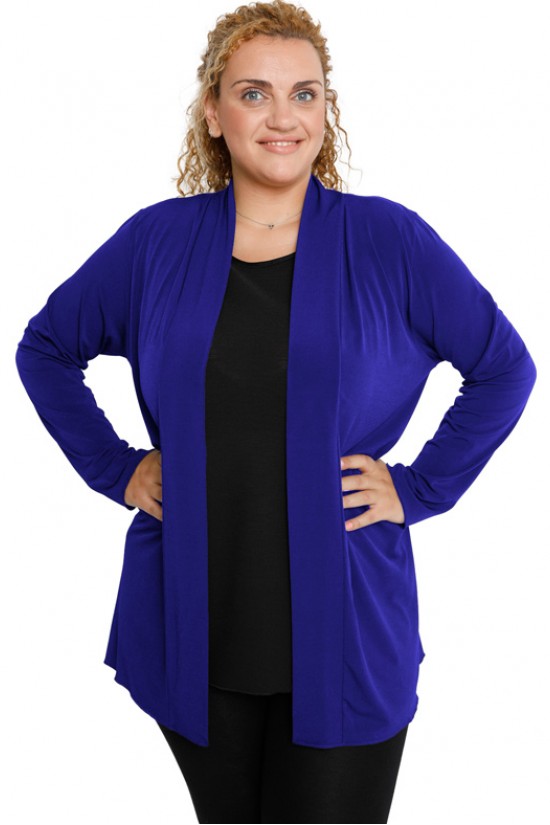 B19-140 Ζακέτα κλασική - Μπλε Ρουά B19-140 Ζακέτα κλασική - Μπλε Ρουά