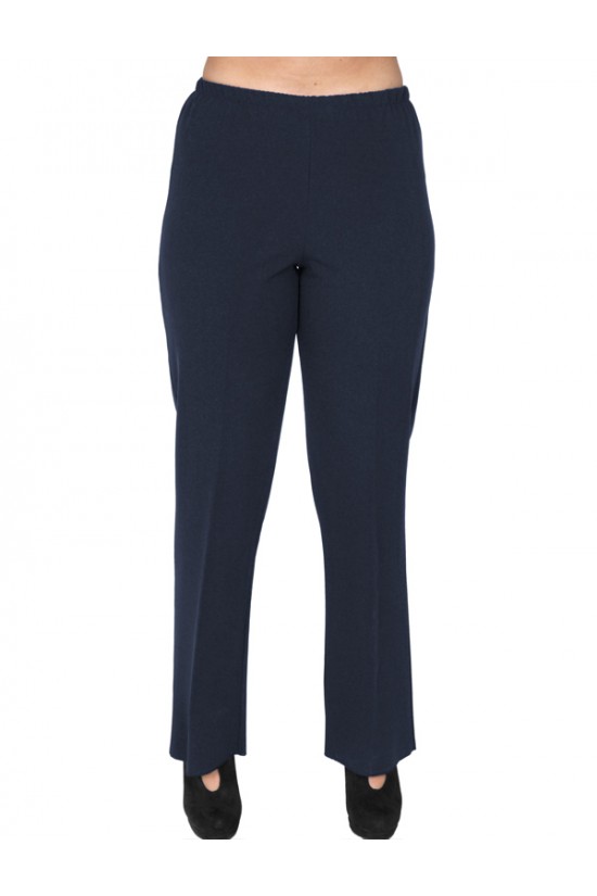 B19-152 Παντελόνι με λάστιχο - Μπλε Μαρέν B19-152 Παντελόνι με λάστιχο - Μπλε Μαρέν