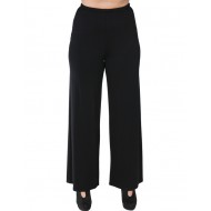B19-167 Παντελόνα με λάστιχο - Μαύρο