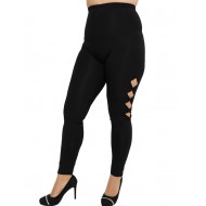 B19-263F Παντελόνι κολάν με φιόγκους