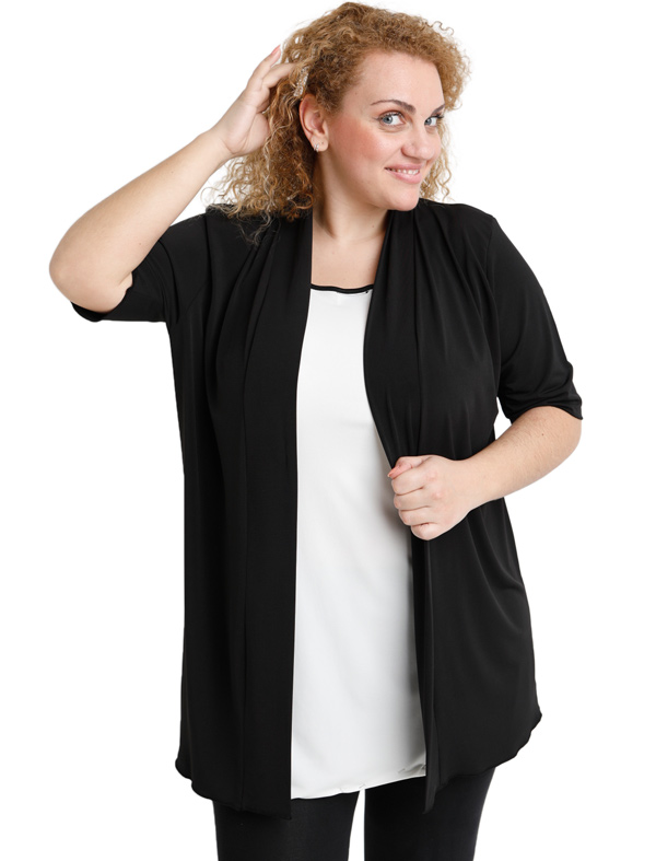 A20-140 Classic cardigan - Black A20-140 Classic cardigan - Black