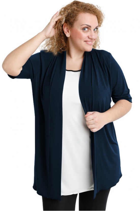 A20-140 Ζακέτα κλασική - Μπλε Μαρέν