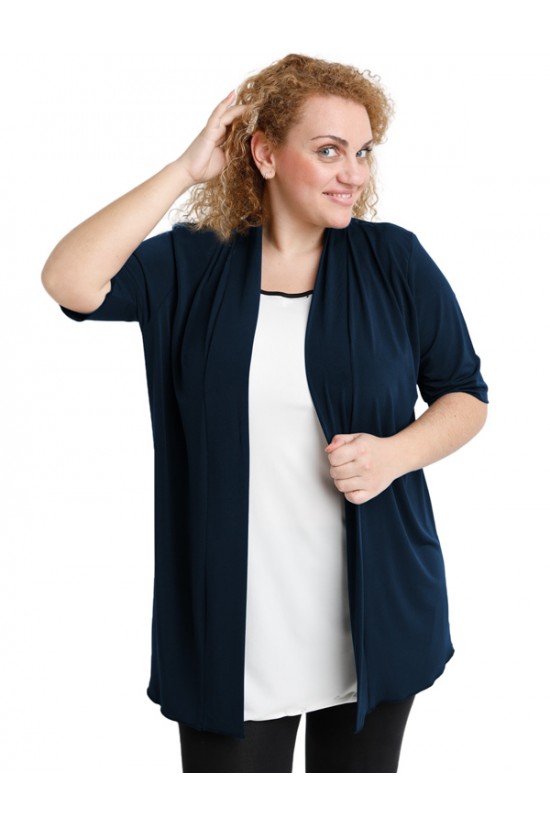 A20-140 Ζακέτα κλασική - Μπλε Μαρέν