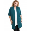 A20-142 Classic long cardigan - Petrol A20-142 Classic long cardigan - Petrol