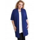 A20-142 Classic long cardigan - Royal Blue A20-142 Classic long cardigan - Royal Blue