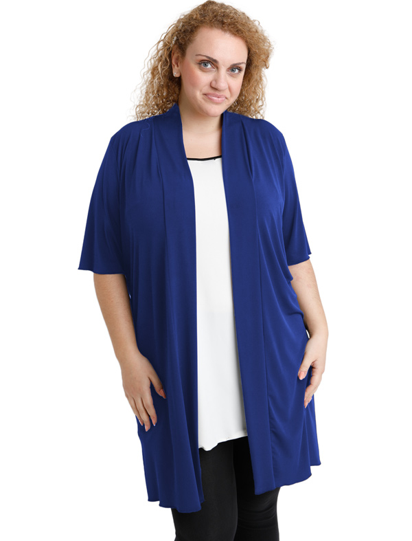 A20-142 Classic long cardigan - Royal Blue A20-142 Classic long cardigan - Royal Blue