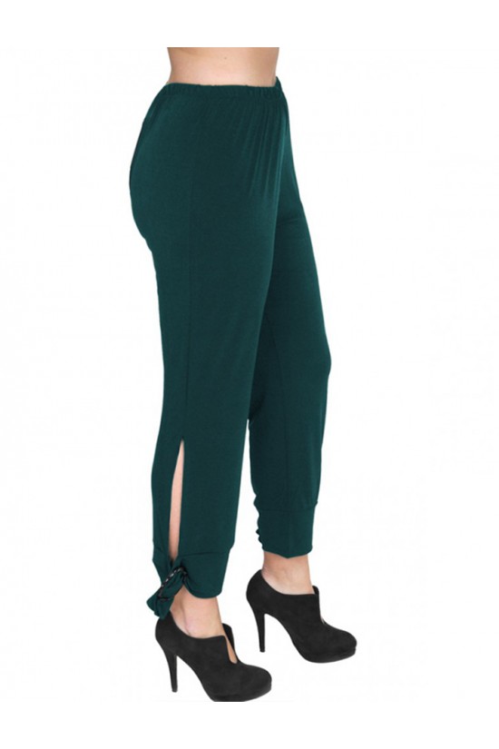 A20-151 Κάπρι παντελόνι με λάστιχο - Πετρόλ A20-151 Κάπρι παντελόνι με λάστιχο - Πετρόλ