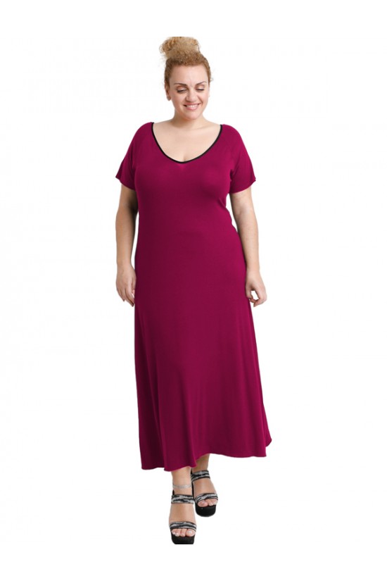 A20-223FK Φόρεμα μακρύ - Φούξια A20-223FK Φόρεμα μακρύ - Φούξια