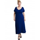 A20-223FK Φόρεμα μακρύ - Μπλε Ρουά