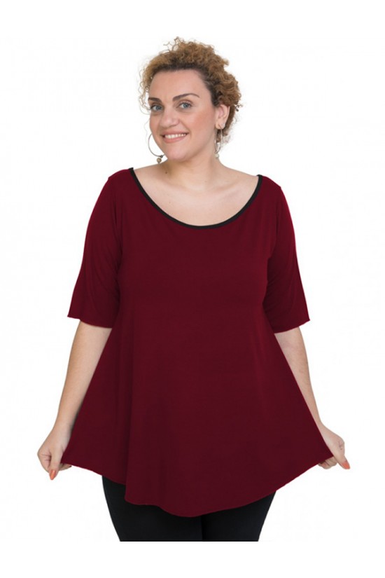 A20-227 Μπλούζα άλφα - Μπορντώ