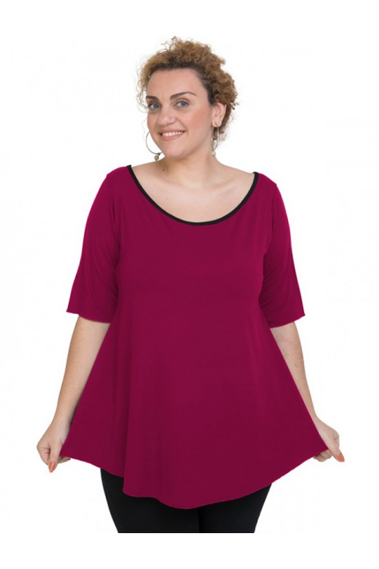 A20-227 Μπλούζα άλφα - Φούξια