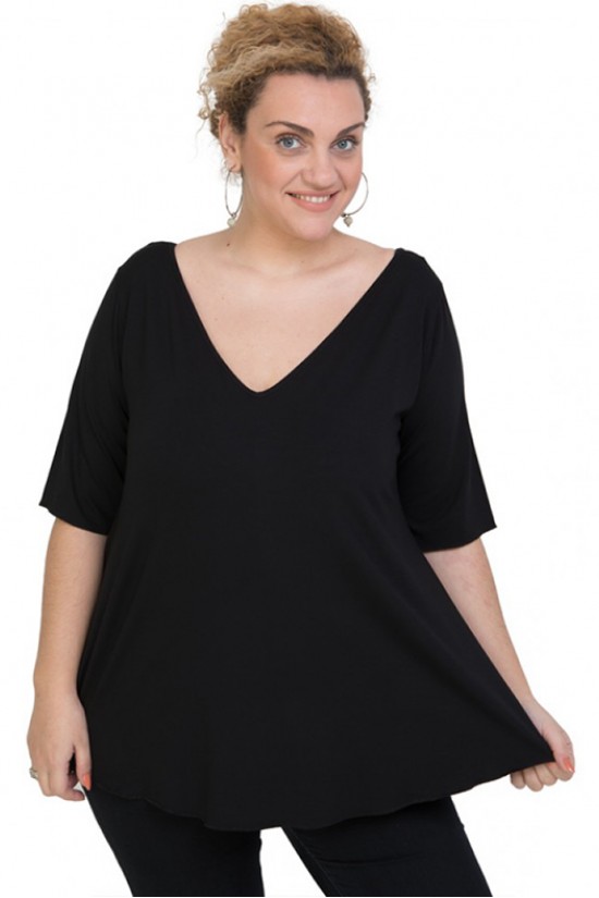 A20-227V Μπλούζα άλφα - Μαύρο