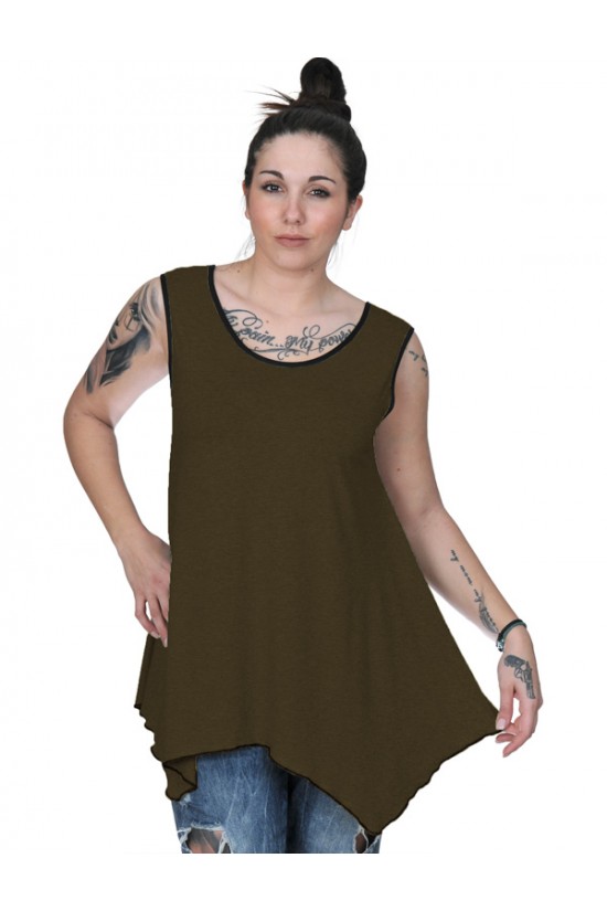 A20-228B Μπλούζα άλφα τοπ - Χακί Σκούρο A20-228B Μπλούζα άλφα τοπ - Χακί Σκούρο