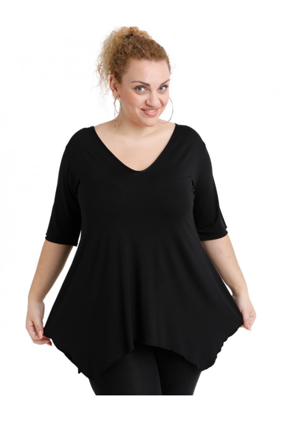 A20-228V Μπλούζα άλφα - Μαύρο A20-228V Μπλούζα άλφα - Μαύρο