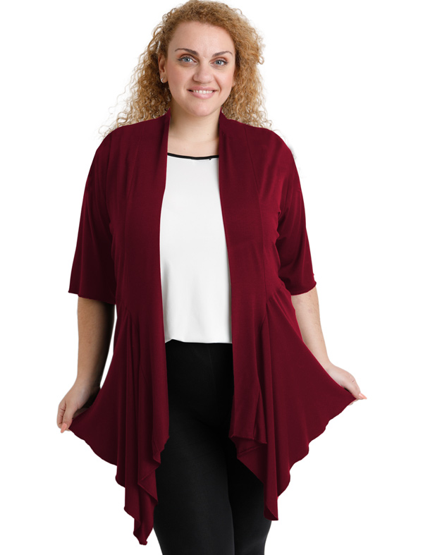 A20-241 Alpha cardigan - Bordeaux A20-241 Alpha cardigan - Bordeaux