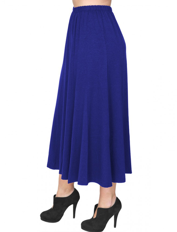 A20-260 Fitted closh skirt - Royal Blue A20-260 Fitted closh skirt - Royal Blue
