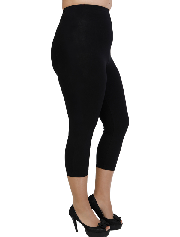 A20-263B Capri leggings - Black A20-263B Capri leggings - Black