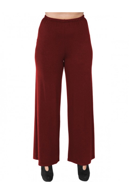 A20-267 Παντελόνα με λάστιχο - Μπορντώ A20-267 Παντελόνα με λάστιχο - Μπορντώ