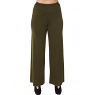 A20-267 Παντελόνα με λάστιχο - Χακί Σκούρο