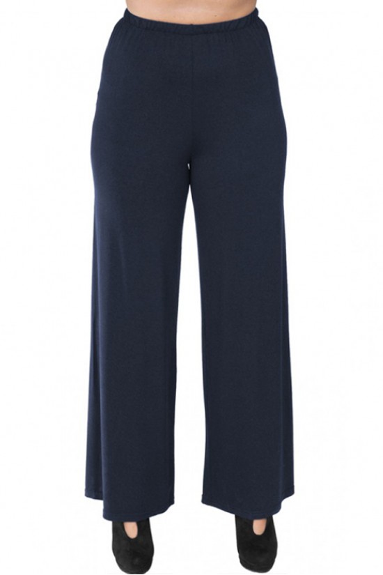 A20-267 Παντελόνα με λάστιχο - Μπλε Μαρέν
