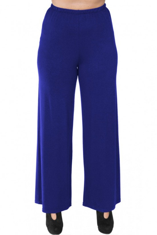A20-267 Παντελόνα με λάστιχο - Μπλε Ρουά