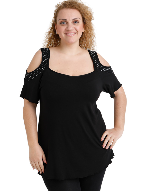 A20-480 Classic blouse - Black A20-480 Classic blouse - Black