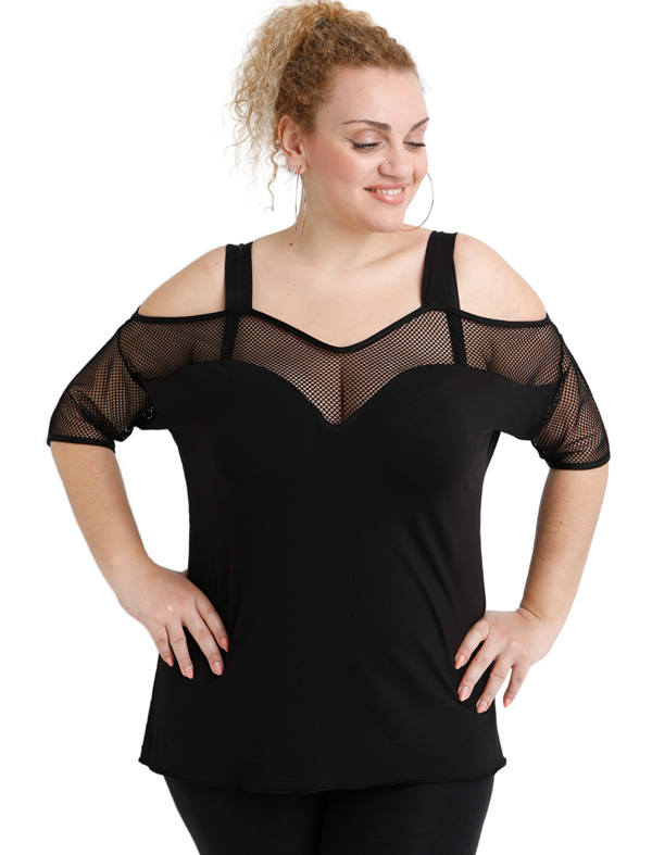A20-5548 Raglan blouse - Black A20-5548 Raglan blouse - Black