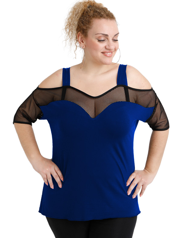 A20-5548 Raglan blouse - Royal Blue A20-5548 Raglan blouse - Royal Blue
