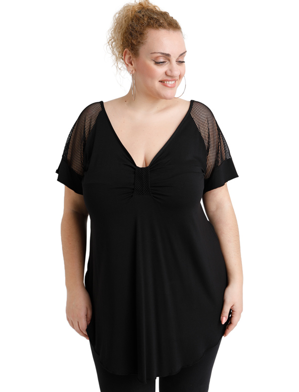 A20-5579 Classic blouse - Black A20-5579 Classic blouse - Black