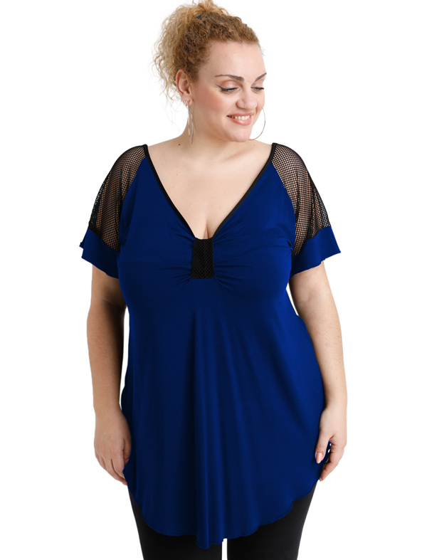 A20-5579 Classic blouse - Royal Blue A20-5579 Classic blouse - Royal Blue