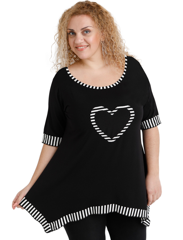 A20-559 Alpha blouse - Black A20-559 Alpha blouse - Black