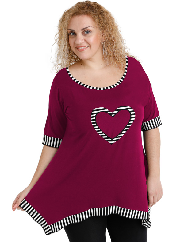 A20-559 Alpha blouse - Fuchsia A20-559 Alpha blouse - Fuchsia