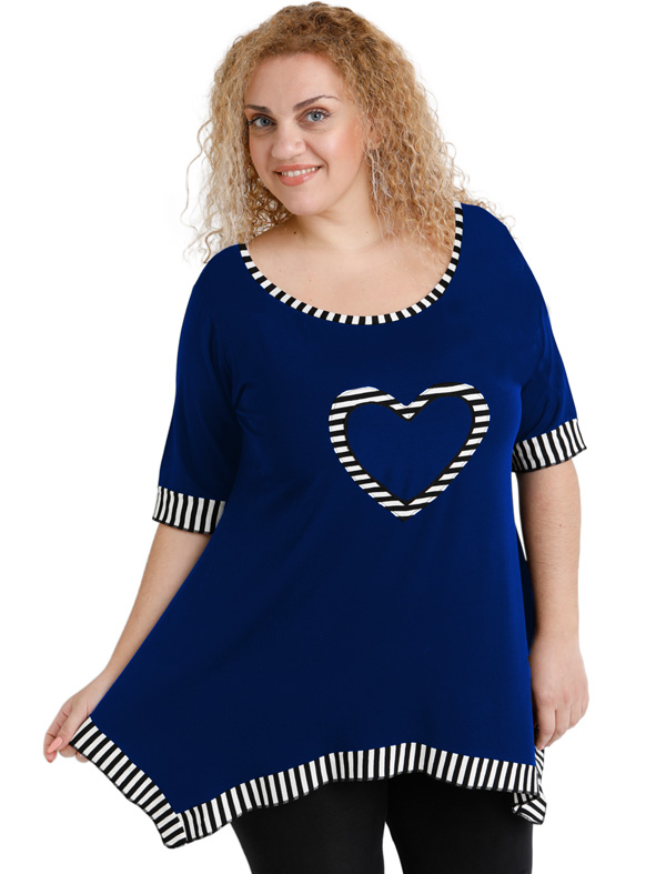 A20-559 Alpha blouse - Royal Blue A20-559 Alpha blouse - Royal Blue