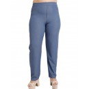 A20-659 Fitted trousers with 5 pockets - Light blue A20-659 Fitted trousers with 5 pockets - Light blue
