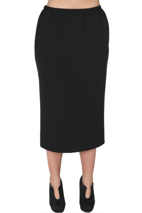 A20-755 Φούστα με λάστιχο - Μαύρο
