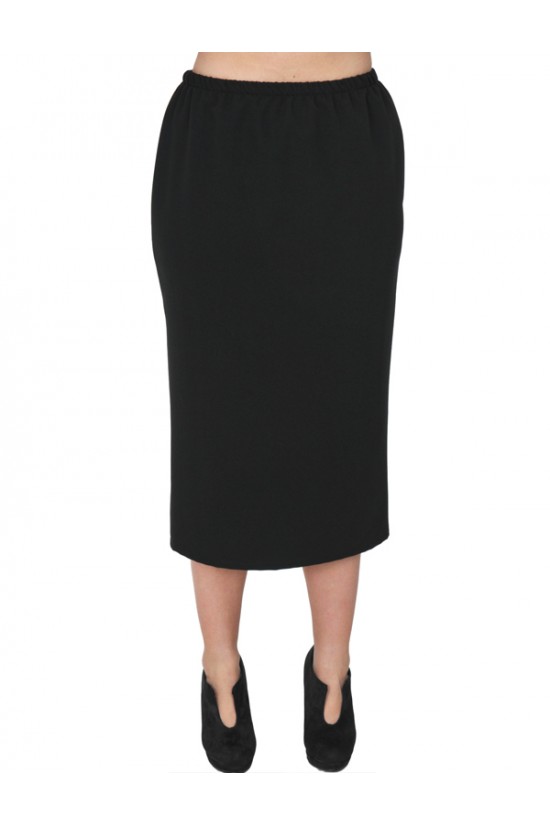 A20-755 Φούστα με λάστιχο - Μαύρο A20-755 Φούστα με λάστιχο - Μαύρο