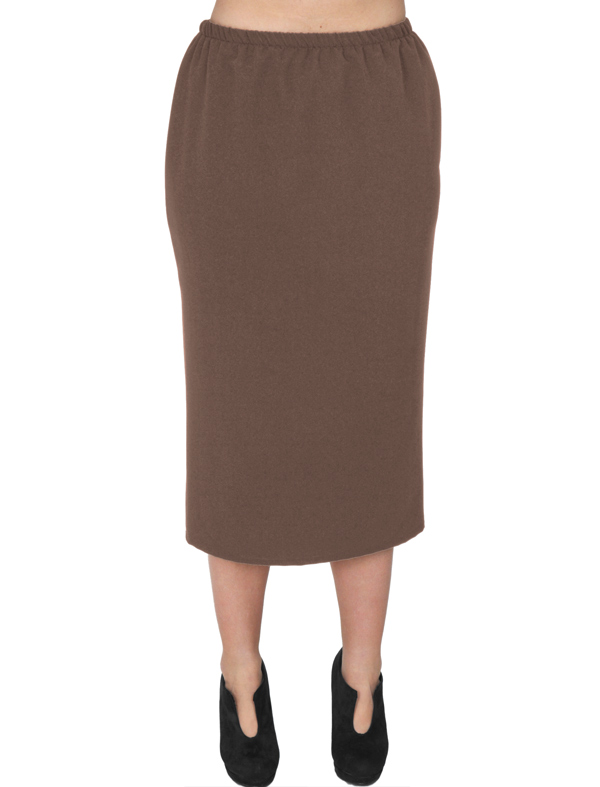 A20-755 Fitted skirt - Brown A20-755 Fitted skirt - Brown