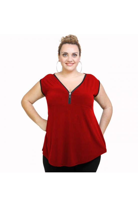 A21-127AF Μπλούζα άλφα - Μπορντώ