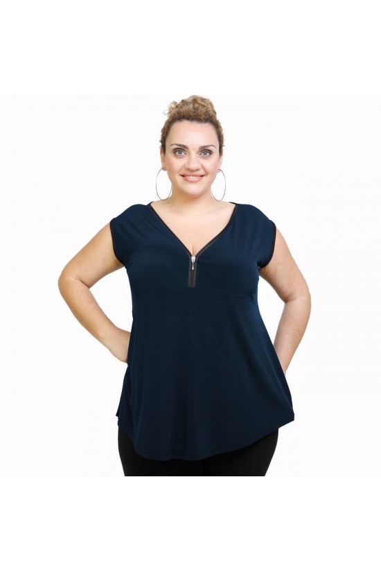 A21-127AF Μπλούζα άλφα - Μπλε Μαρέν