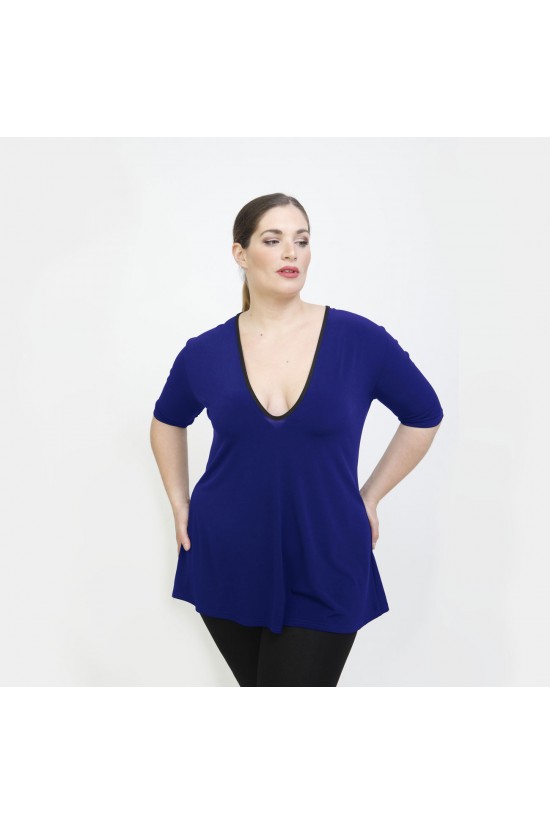 A22-108LV Μπλούζα εβαζέ - Μπλε Ρουά A22-108LV Μπλούζα εβαζέ - Μπλε Ρουά
