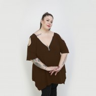 A22-123ATF Μπλούζα άλφα - Καφέ