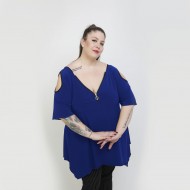 A22-123ATF Μπλούζα άλφα - Μπλε Ρουά