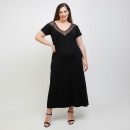 A22-123FD Long dress with lace