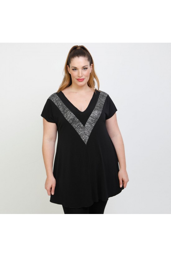 A22-2309V Μπλούζα εβαζέ Κομποζέ A22-2309V Μπλούζα εβαζέ Κομποζέ