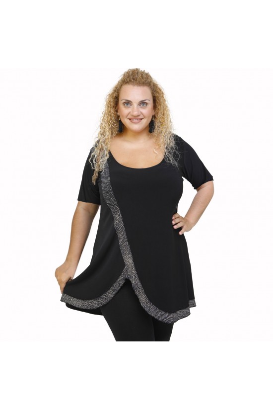 A22-2397 Μπλουζοφόρεμα κομποζέ