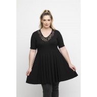 A24-286D Μπλούζα με Δαντέλα